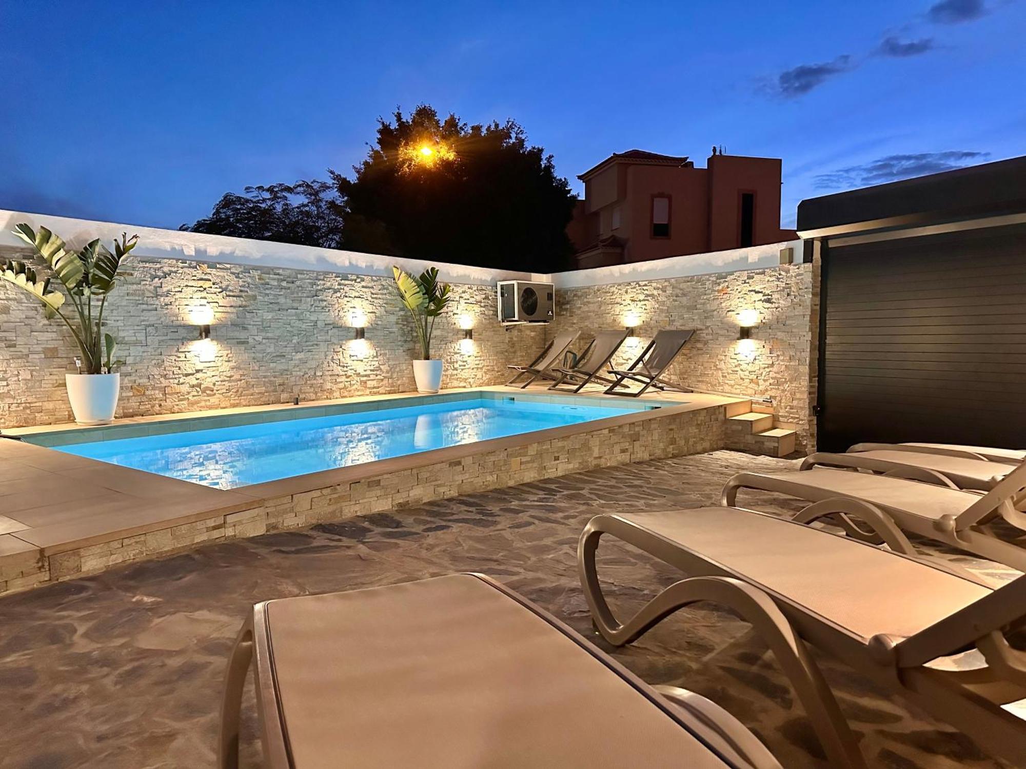 Luxury House Atlantico Private Heated Pool Apartment Costa Adeje  Exterior photo