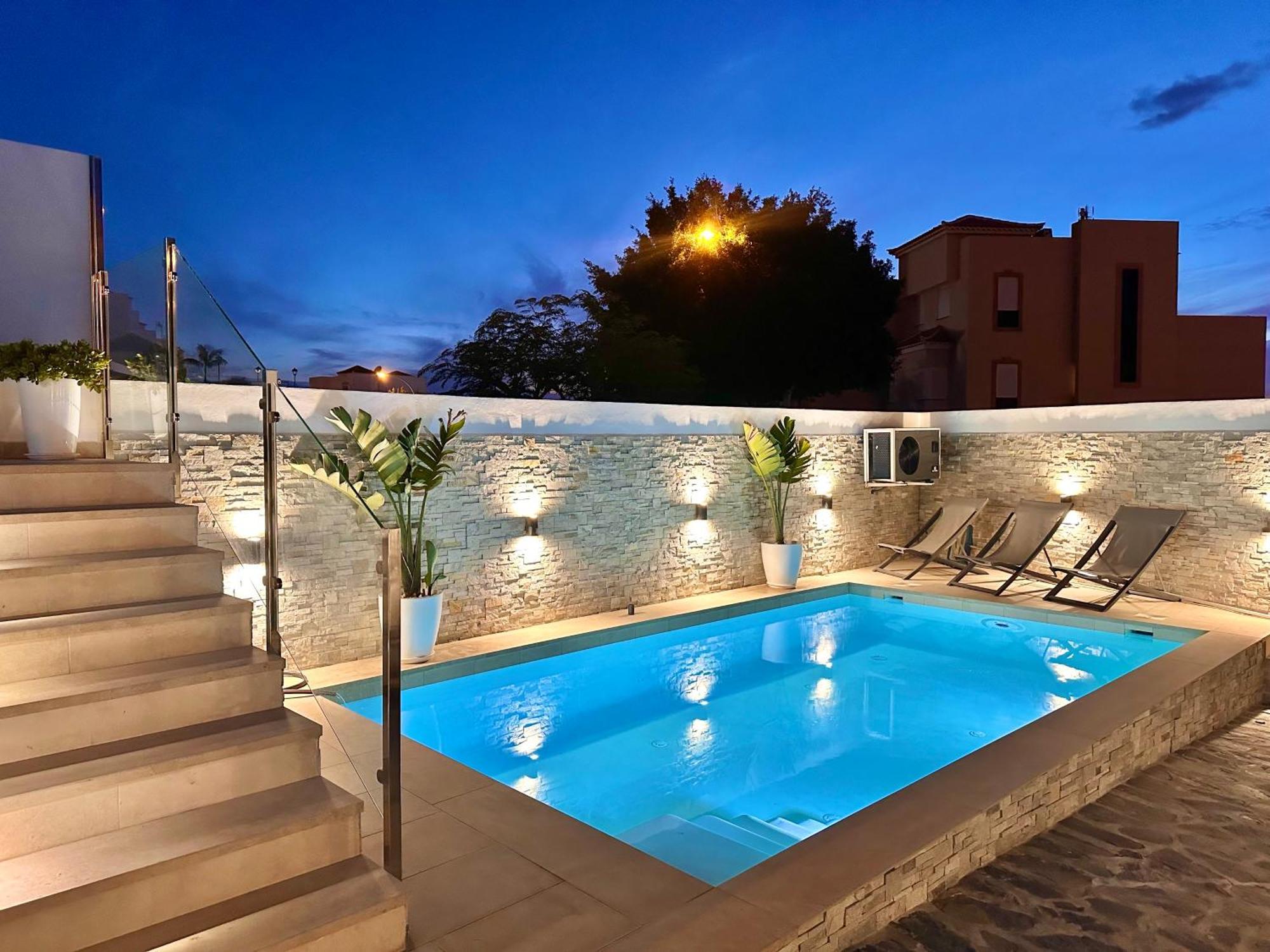 Luxury House Atlantico Private Heated Pool Apartment Costa Adeje  Exterior photo